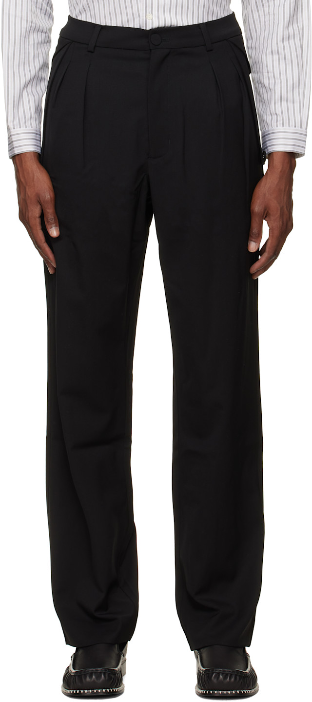 Kiko Kostadinov: Black Bruin Trousers | SSENSE