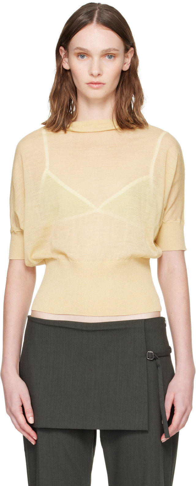 Paloma Wool: Yellow Mura Top | SSENSE