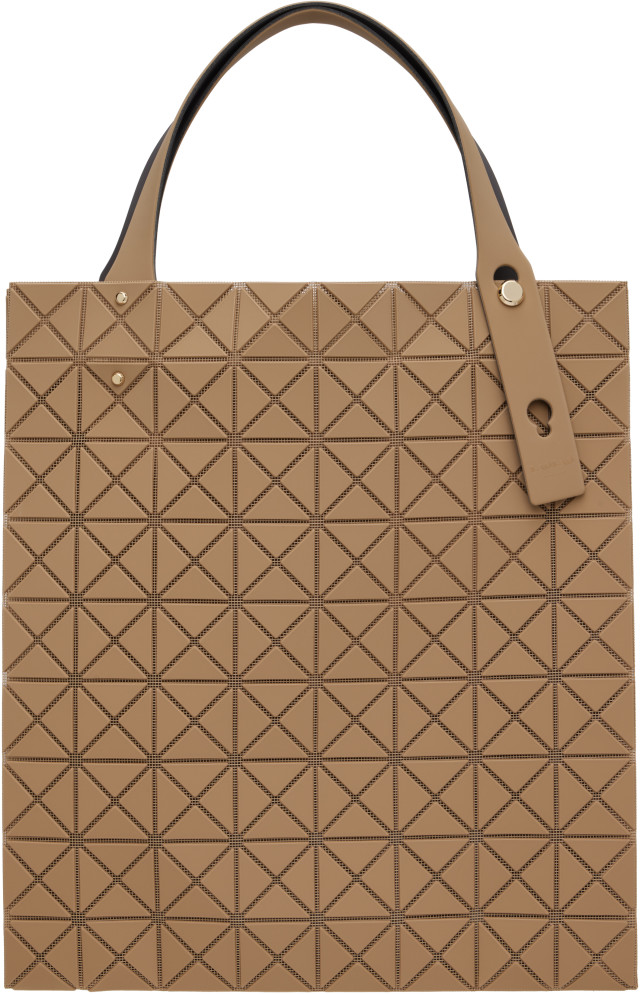 BAO BAO ISSEY MIYAKE: Beige Prism Plus Tote | SSENSE
