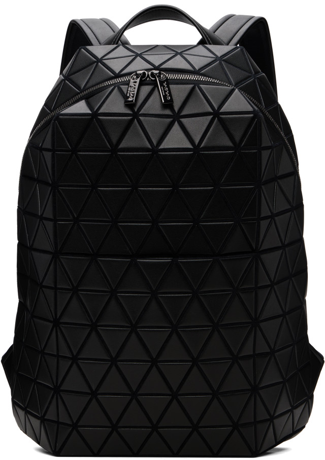 BAO BAO ISSEY MIYAKE: Black Hexagon Backpack | SSENSE