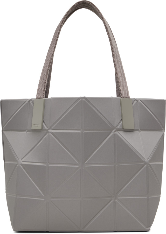 BAO BAO ISSEY MIYAKE: Gray Track Bag | SSENSE