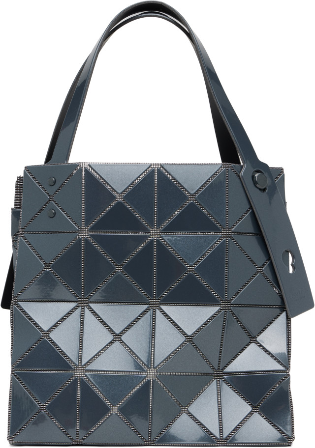 BAO BAO ISSEY MIYAKE CARAT 新品タグ付き　ガンメタル BAO BAO ISSEY MIYAKE: Gray Carat Bag | SSENSE
